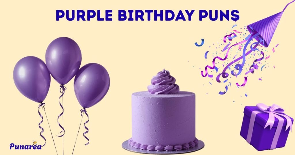 Purple Birthday Puns