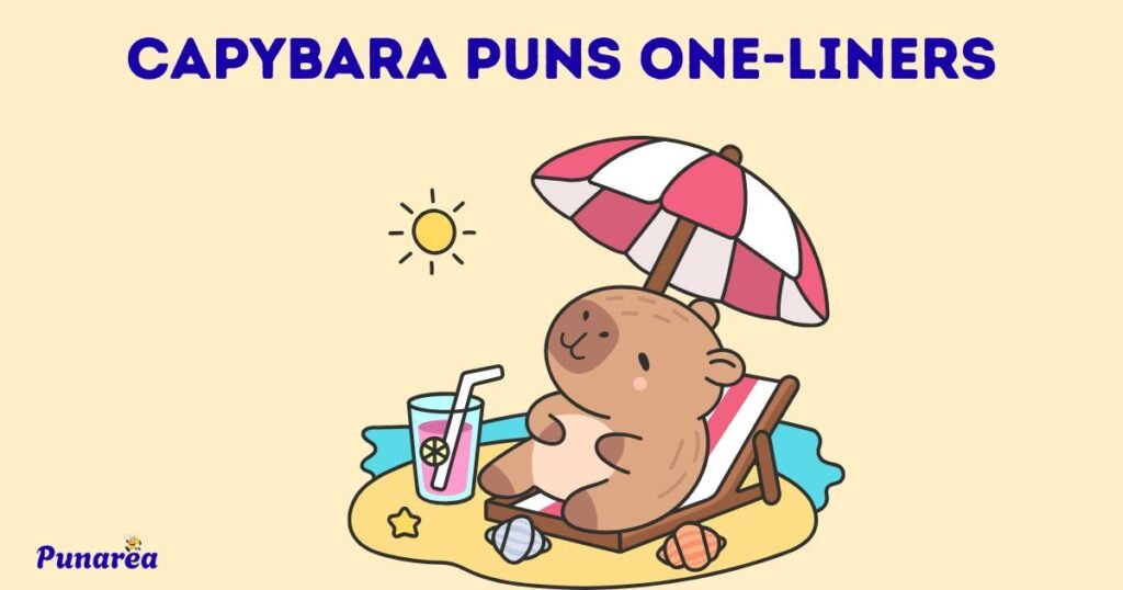 Capybara Puns One Liners