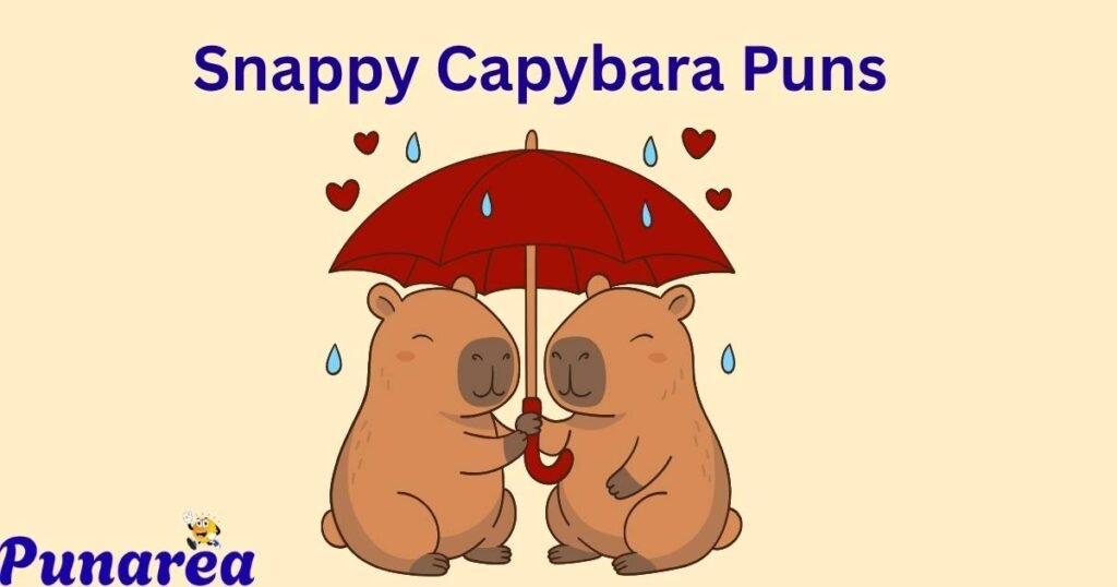 Snappy Capybara Puns
