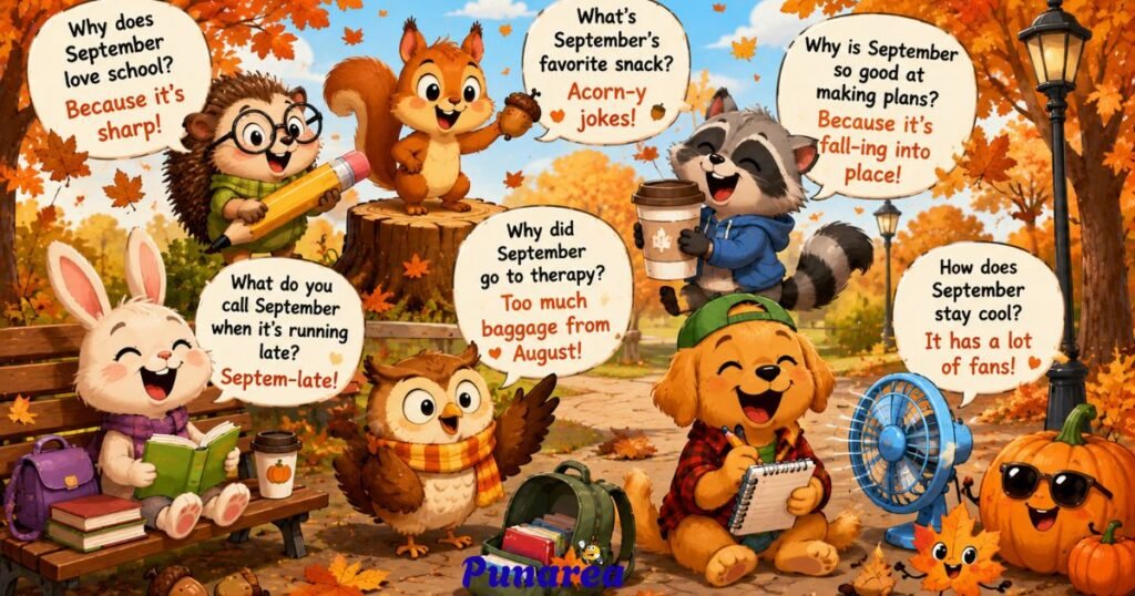 Snappy September Jokes