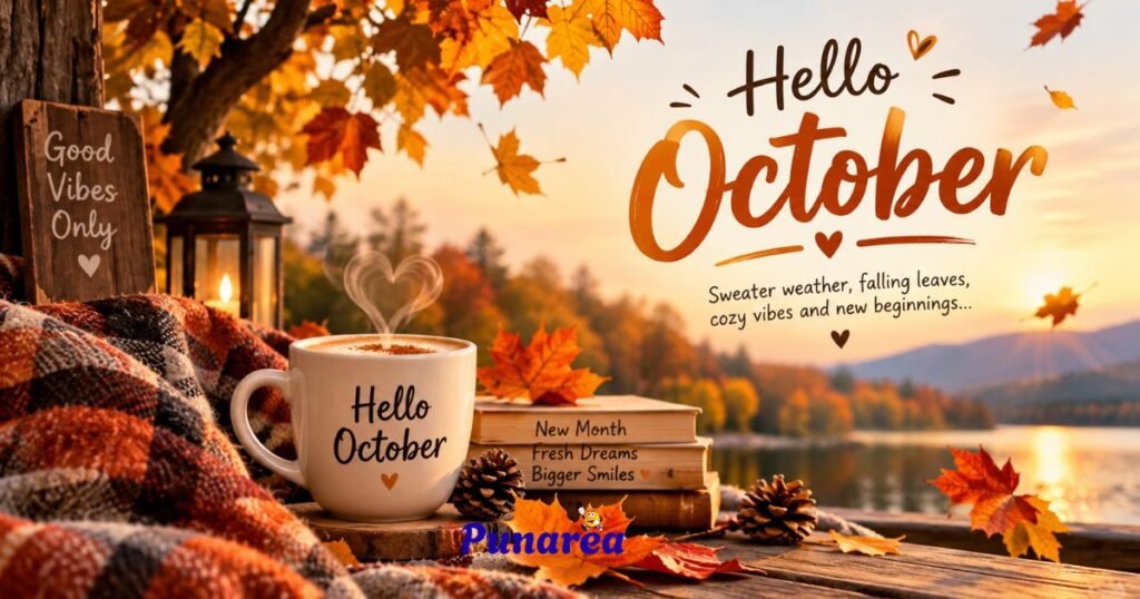 Beautiful Hello October Captions