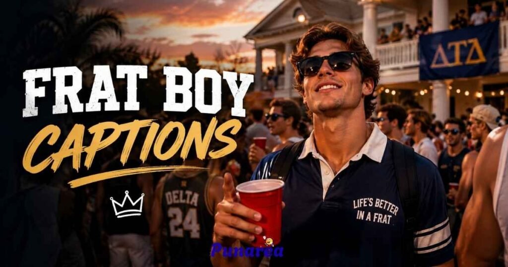 Frat Boy Captions