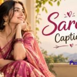 Saree Captions