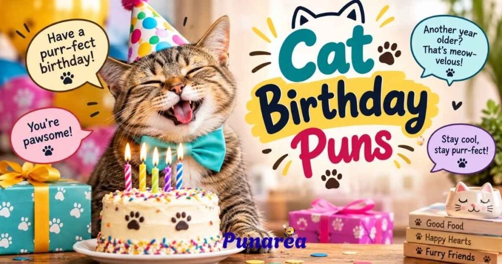 Cat Birthday Puns