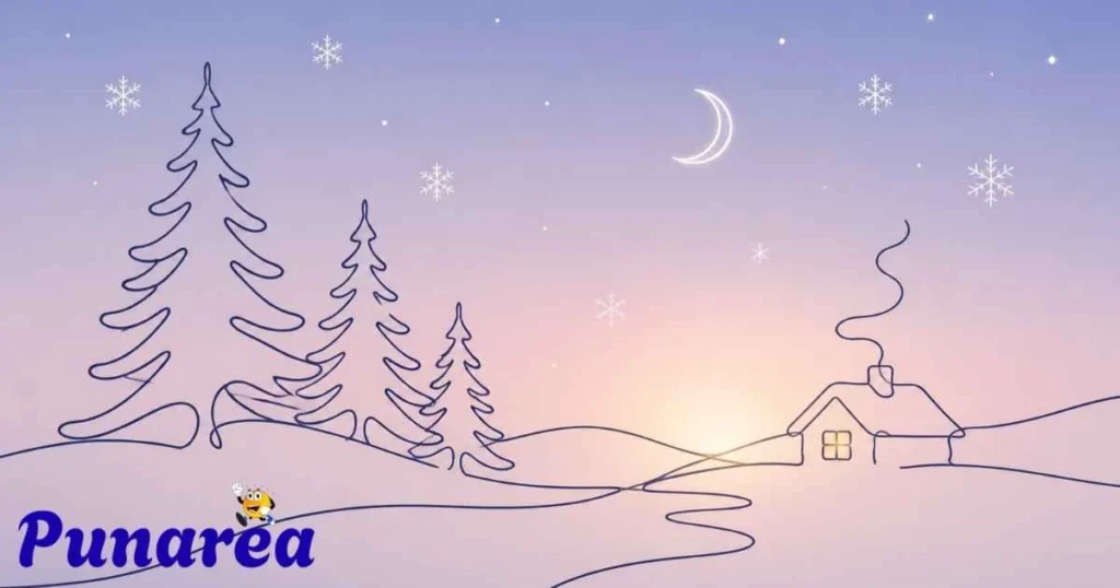 One Line Winter Aesthetic Captions