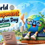 World Development Information Day Captions